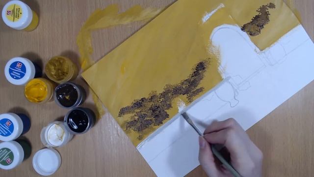 Art Manij Живопись "Сакура у двери" + советы смотреть онлайн