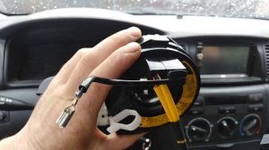 Замена под рулевого шлейфа Toyota Corolla 2004г.