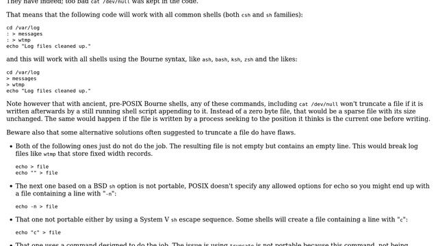 Why would you `cat /dev/null ＞ /var/log/messages`? (3 Solutions!!) смотреть онлайн