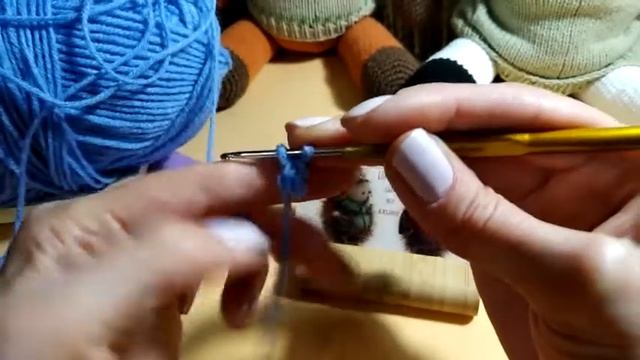 Вяжем шнур крючком.