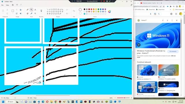 TUTORIAL How to draw Windows 11 on MS Paint смотреть онлайн