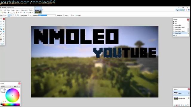 How to Make Custom YouTube Backgrounds in Paint.NET смотреть онлайн