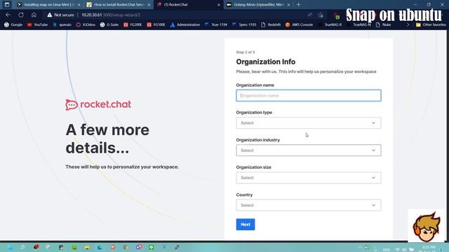 Snap install rocketchat, nextcloud บน linux смотреть онлайн
