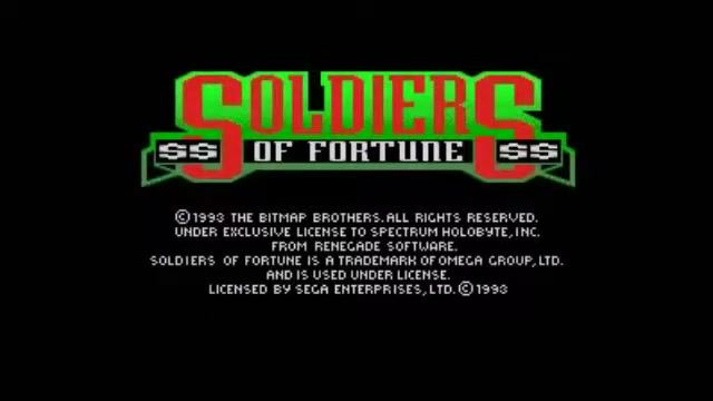 Soldiers Of Fortune - все боссы (Sega)