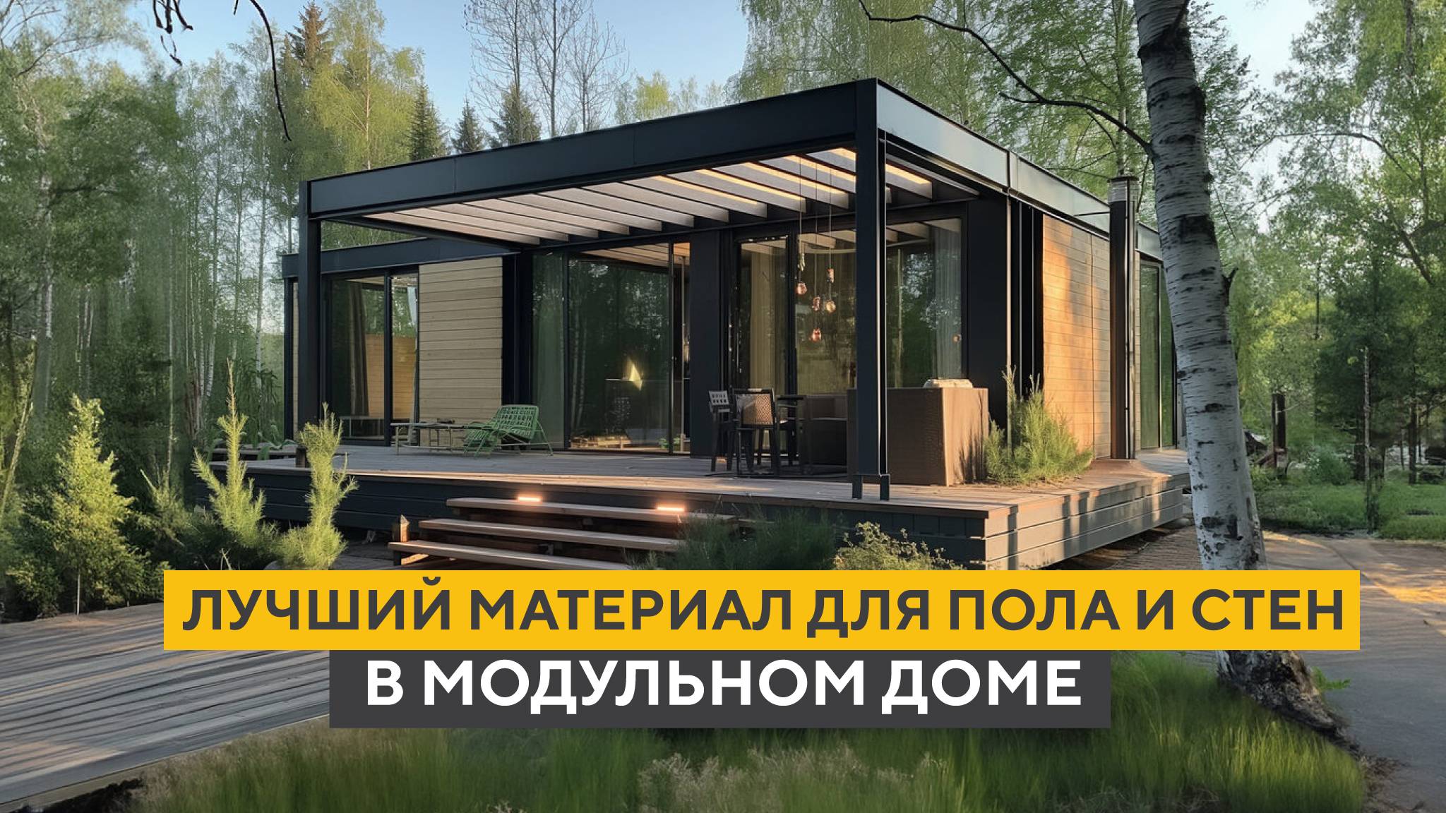 ЛУЧШИЙ МАТЕРИАЛ ДЛЯ ПОЛА И СТЕН в модульном доме смотреть онлайн