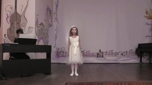 "Пастушья песня" французская народная песня, исполняет Анна Кулагина, 10 лет