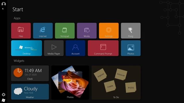 Windows 9 Start Screen and Desktop смотреть онлайн