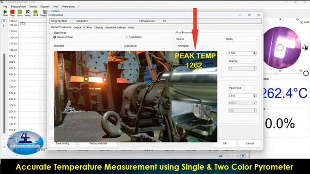 Installation of Two Color Pyrometer with Vision смотреть онлайн