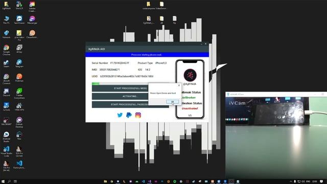 [WINDOWS] One Click Free Untethered Icloud Bypass with all apple services смотреть онлайн