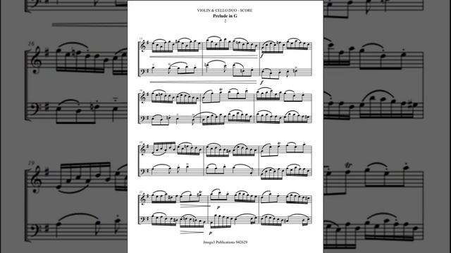 Rimsky-Korsakov: Prelude in G for Violin & Cello смотреть онлайн