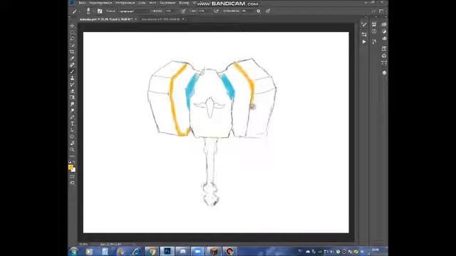 льовка веревка Art, рисуем магическую кувалду