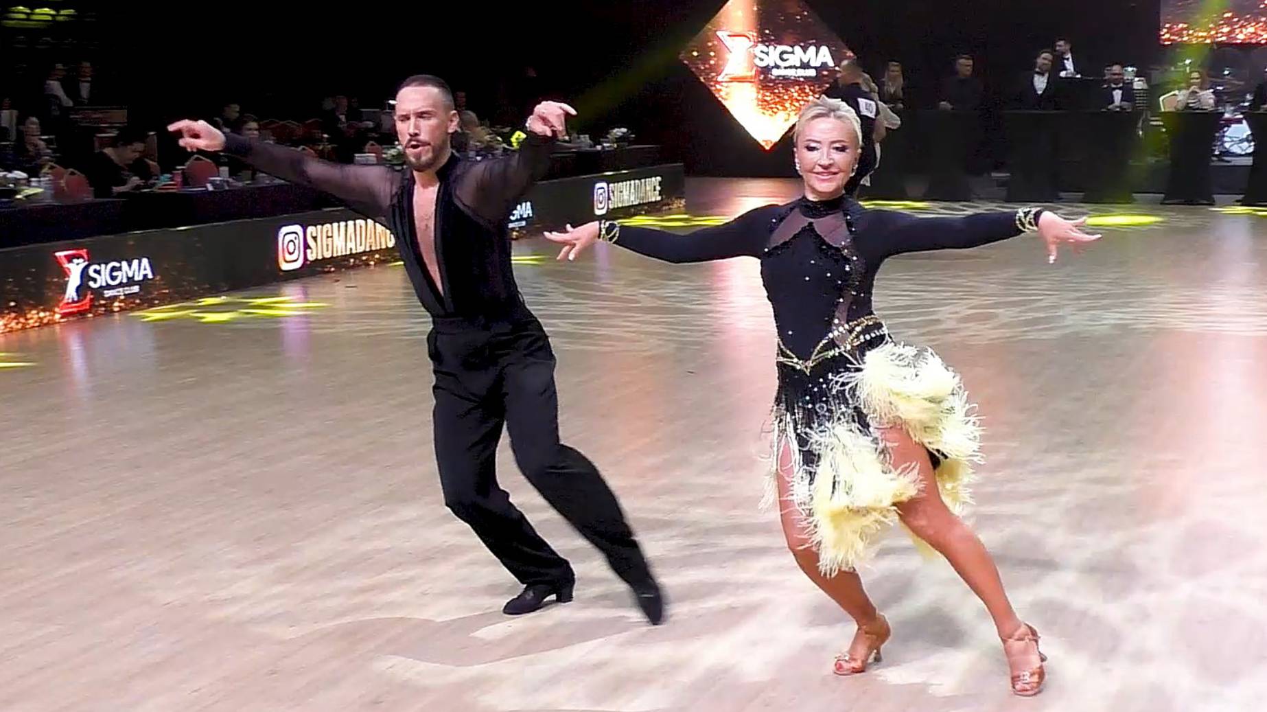 ProAm Scholarship C, Int. Latin: ча-ча-ча, самба, румба, пасодобль, джайв. Capital Cup Minsk 2024 смотреть онлайн