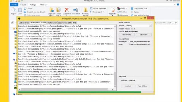 Minecraft 1 8 2014 Cracked Launcher Minecraft for Free Tutorial смотреть онлайн