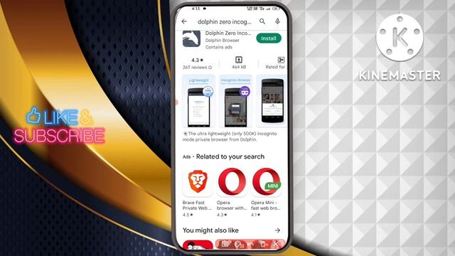 dolphin zero incognito app || dolphin incognito browser review in hindi || #appreview #app смотреть онлайн