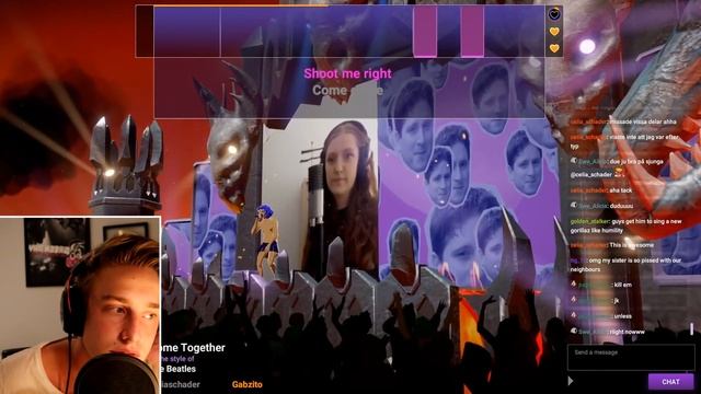 Twitch Sings but I sing with the chat смотреть онлайн