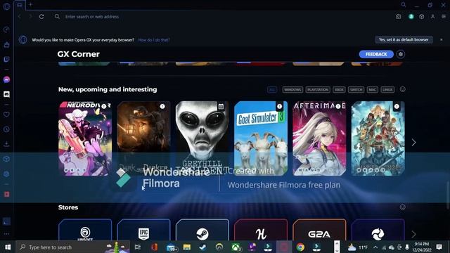 Mentioning My new Web browser I use called Opera GX смотреть онлайн