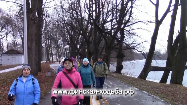 Блюз декабря... Скандинавская ходьба на Елагином, Санкт-Петербург, 14 декабря 2014 года.