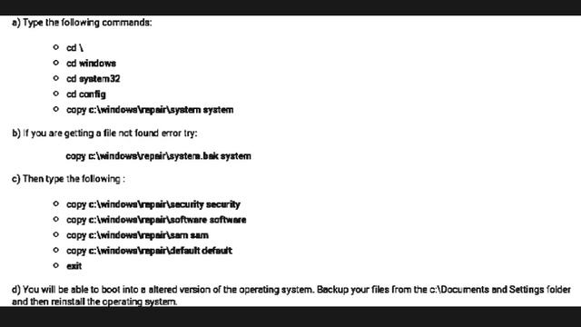 How to Perform System Restore Using Command Prompt Or Recovery Console смотреть онлайн