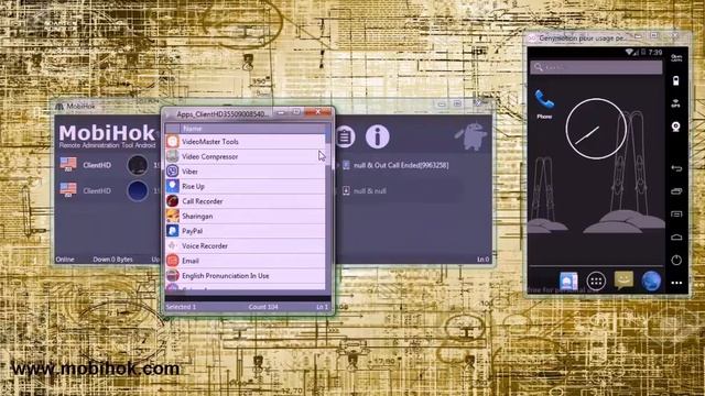 MobiHok v4 Android Remote Administration Tool смотреть онлайн