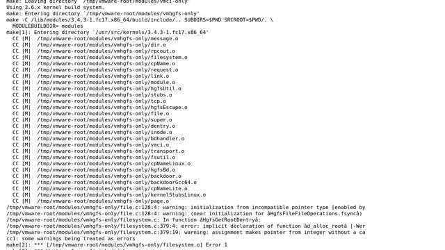 VMware Workstation 8 shared folders not working with my client Fedora 17 install смотреть онлайн