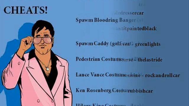 GTA Vice City - 100% All Cheats смотреть онлайн