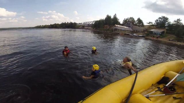 Первый рафтинг. Вуокса 2014. Финал.