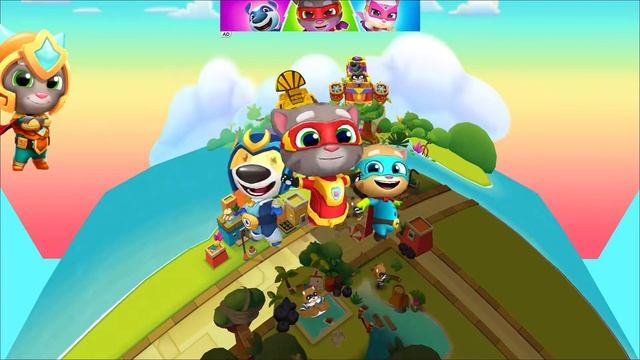 Talking Tom Hero Dash Final Land 😆 смотреть онлайн