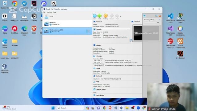 Installation of Windows 7, Windows Server 2008, Windows XP using VirtualBox - OS B2 смотреть онлайн