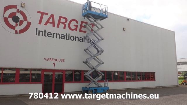 780412 GENIE GS-4047 ELECTRIC GS4047 SCISSOR WORKLIFT 1389CM 02-13 GS4712C-402 417HRS