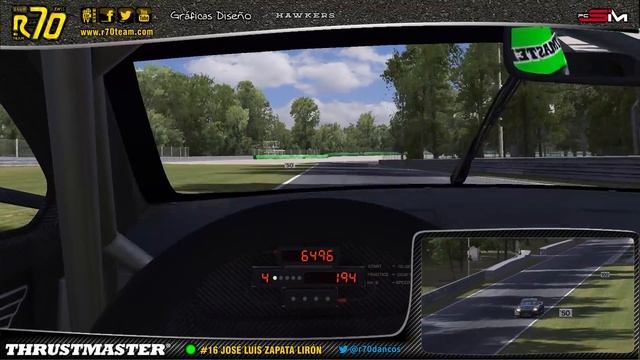 Iracing Hotlap // Aston Martin DBR9 GT1 // Monza 1.44.420 смотреть онлайн