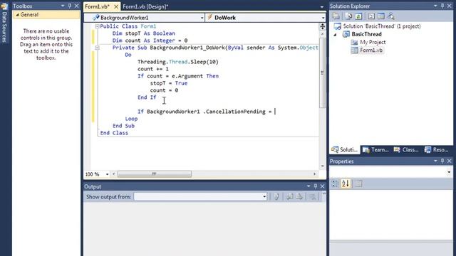 Basic Thread in VB.Net смотреть онлайн