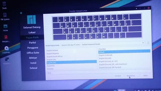 Instalasi Manjaro xfce Linux смотреть онлайн