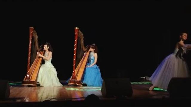 Классические арфы под минус с балериной смотреть онлайн