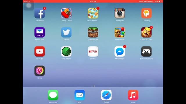 How to record iOS 6/7/8 Screen No jailbreak,No PC смотреть онлайн