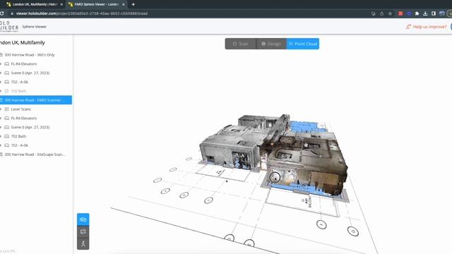 HoloBuilder + Point Clouds || 360 & 2D Photos, Mobile LiDAR, Laser Scans, S.L.A.M, all TOGETHER NOW смотреть онлайн