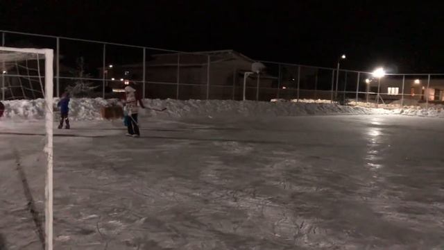 Хоккей в коттеджном посёлке Малиновые вечера