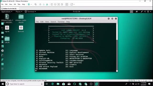 Lalin - Hacking script for kali linux Review! смотреть онлайн