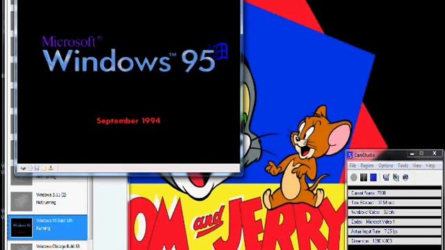 Windows 95 Build 189 on Microsoft Virtual Pc 2007.wmv смотреть онлайн