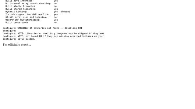 Ubuntu: Trouble with Qt libraries while installing Gnu Octave 4.0.0 from source смотреть онлайн