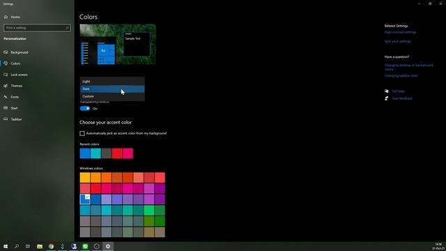 สอนปรับ Dark Mode Windows 10 ( ลูกเล่นพื้นหลังดำ ) смотреть онлайн