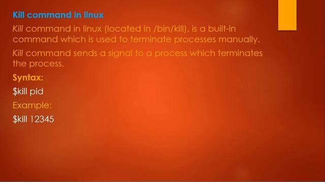 27 LINUX signal kill killall смотреть онлайн