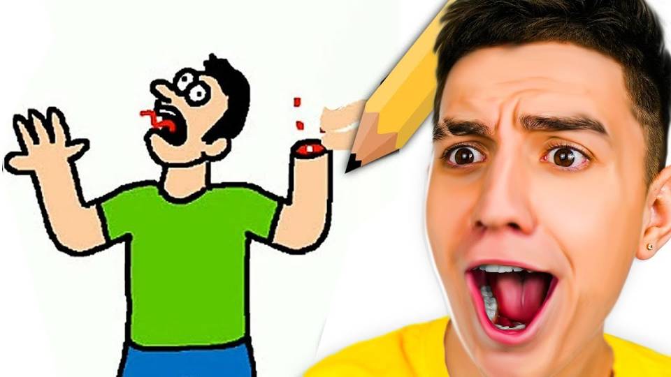 НАРИСУЙ ЧЕГО НЕ ХВАТАЕТ ЧЕЛЛЕНДЖ ! **СЛОЖНАЯ РИСОВАЛКА** смотреть онлайн