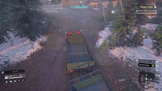 SnowRunner. Юкон. Пик Биг-Салмон. Поручение "Склад в горах" смотреть онлайн