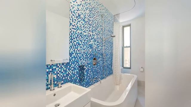 75 Beautiful Blue Tile Bathroom Design Ideas #1656 💙
