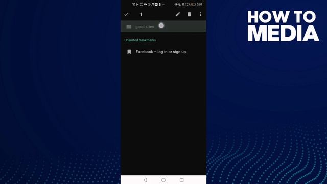 How To Edit Bookmarks Folder On Opera Mini