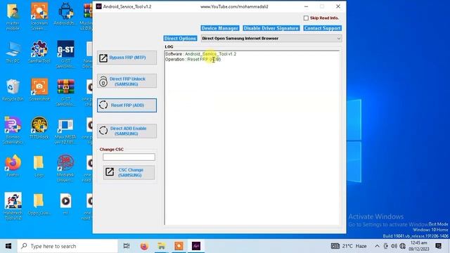 Samsung frp new tool | samsung android 13 frp bypass | android service tool v1.2 смотреть онлайн