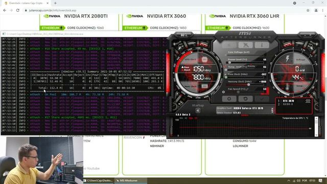 ⛏️🖥️ COMO FAZER OVERCLOCK NO WINDOWS PARA MINERAÇÃO COM MSI AFTERBURNER E MINERADORES ABSOLUTE CLOC смотреть онлайн