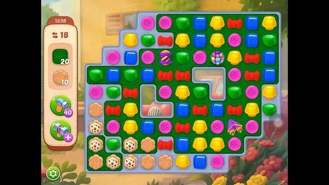 Homescapes - Level 1238 Gameplay