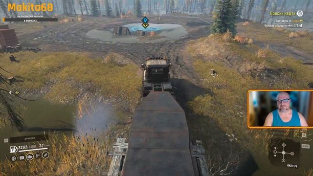 Snowrunner. Michigan. Смитвильская дамба. Доставка в порт. Убираем хлам