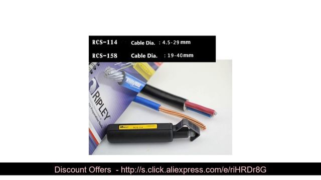 ✨ Fiber Optic tool fiber optic cable sheath slitting machine RCS-114 Miller round cable stripper RC смотреть онлайн